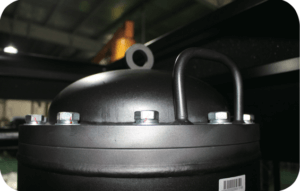 easy-maintenance design oil air separator