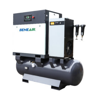 All-in-one screw air compressor